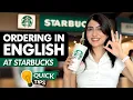 How to order coffee in English Order at Starbucks Improve your speaking skills Aarushi