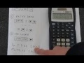 TI-30X IIS Standard Deviation