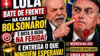 Lula bate na cara de Bolsonaro e bota o dedo na ferida E ENTREGA O QUE NINGUEM ESPERAVA