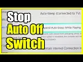 How to Stop from Auto Turning off after time on Nintendo Switch Fast Tutorial