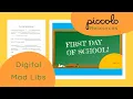 Digital Mad Libs Tutorial