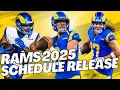 Rams 2025 Schedule Release