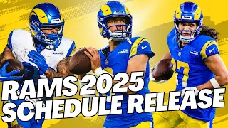 Rams 2025 Schedule Release
