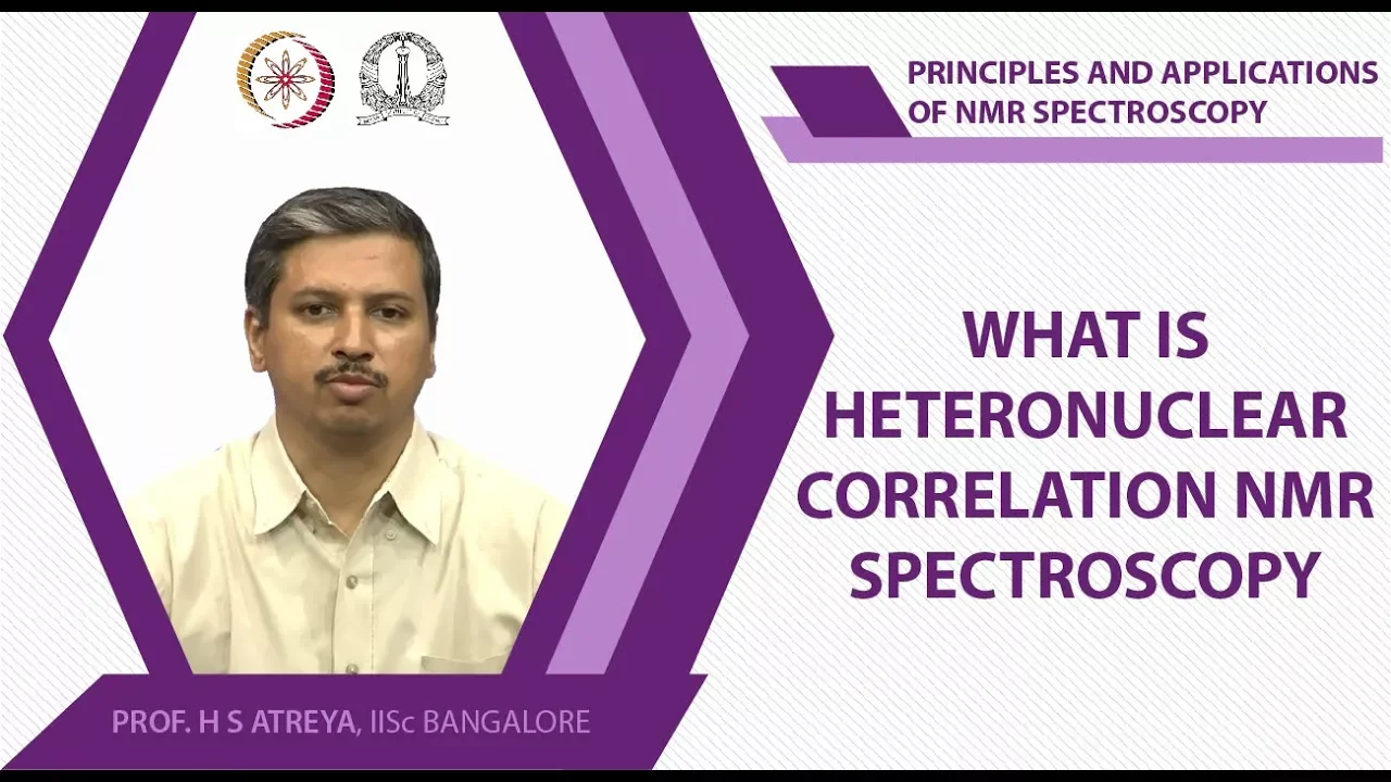 What is heteronuclear correlation NMR spectroscopy