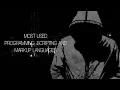 MOST USED PROGRAMMING SCRIPTING AND MARKUP LANGUAGES - CODE IS MY LIFE 2018