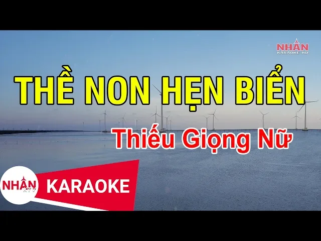 Thề Non Hẹn Biển Thiếu Giọng Nữ