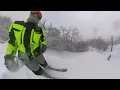 Sugar Mountain Resort Jan 31st - Skiers passing all the Boarders