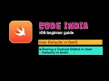 swift basic tutorial How to Store a Custom Object in User Defaults in Swift