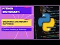 Python 25 Create a Dictionary in Python Step-by-Step Python Basics for Beginners Key-Value Pairs