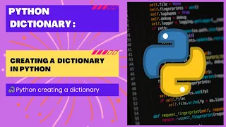 Python 25 Create a Dictionary in Python Step-by-Step Python Basics for Beginners Key-Value Pairs
