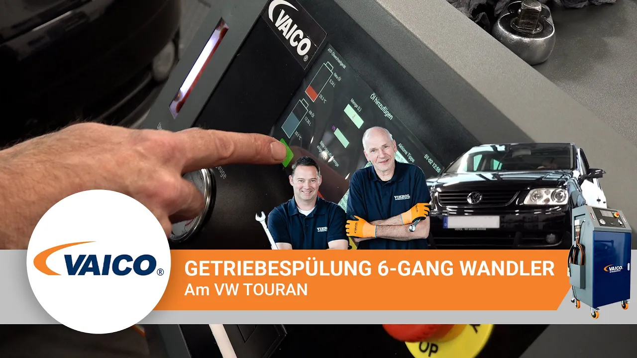 VAICO Getriebespülung VW Touran 6-Gang Wandler Automatikgetriebe | EXPERT-KITS+ V10-3218