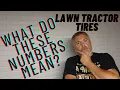 Lawn Tractor Tire Sizes and Comparison