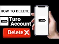 How to delete turo account Turo account delete Delete turo account Unique tech 55