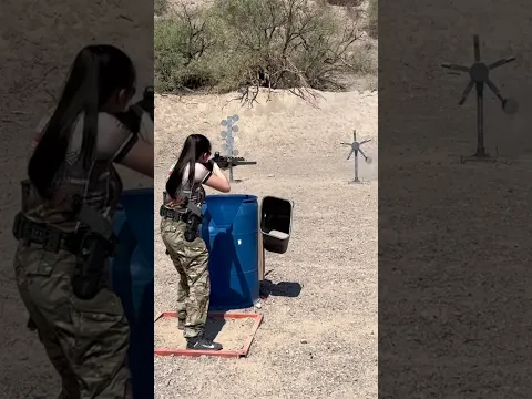 Satisfying shotgun shooting 🙌🏻 Vid: ​⁠@shooter_danyela #shotgun #satisfying #2ndamendment