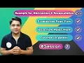 7 Example for Abstraction Encapsulation Class Object Hindi