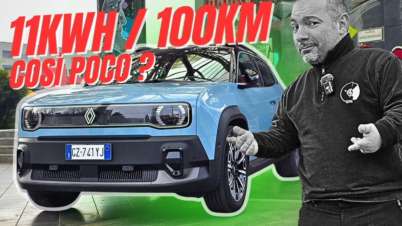 Renault 4 elettrica, consumi reali da 30 a 130 km/h