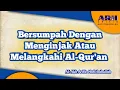 Download Lagu Bersumpah Dengan Menginjak Atau Melangkahi Al-Qur'an