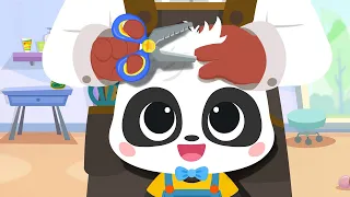 Download Baby Panda's First Haircut💇 | Hair Cutting | Good Habits | BabyBus - Kids Songs and Cartoons MP3