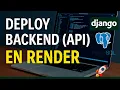Django PostgreSQL Backend Deployment API in Rendering for Free Step-by-Step Tutorial