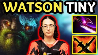 WATSON TINY Carry Goes CRAZY Instant Kill Combo NEW Patch 7 41a Dota 2 Gameplay