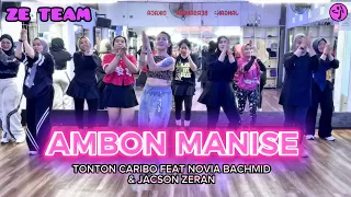 ambon manise tonton caribo feat novia bachmid u0026 jacson zeran zumba viral tiktok ze team 