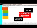 The Only You Need to Understand CSS Position Property Position Sticky Explained