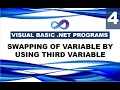 VB net - Swapping of Variables using Third Variable