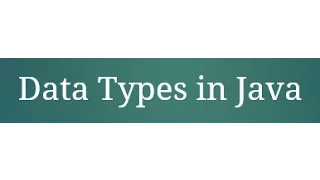 7 Data Types in Java