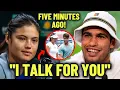 Download Lagu 🔥 Emma Raducanu SHOCKS the WORLD speaking SPANISH with CARLOS ALCARAZ at US OPEN and Say This! 🔥