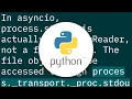 Connect two processes started with asyncio subprocess create - subprocess