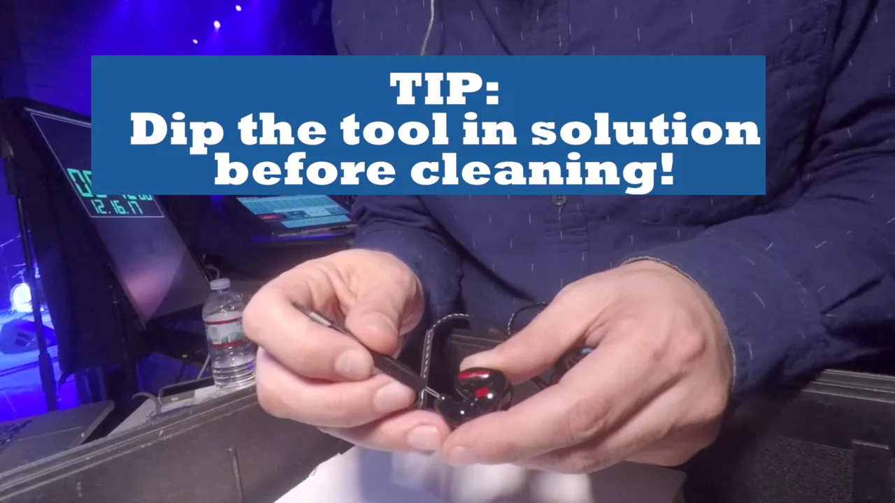 How to Clean In-Ear Monitors Fast!