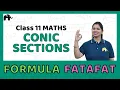 Conic Sections Class 11 Maths Formulas chapter wise CBSE NCERT