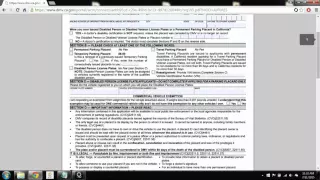 How to Apply for a Disablity Placard in California