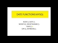 CBSE Class XII IP Mysql Functions Part 4