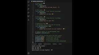 Hybrid Inheritance in Python Explained in Seconds Learn 2025 Learning Python Code