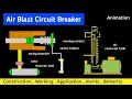 air blast circuit breaker air circuit breaker in hindi abcb circuit breaker acb working cb