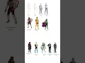 Invincible season 1-3 SIZE COMPARISON ALL HEIGHTS