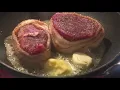Pan-seared Bacon-wrapped Filet Mignon - Bruce Holley