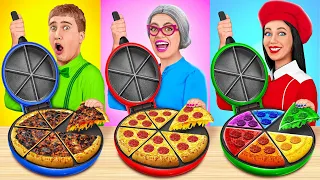 أنا مقابل جدتي في تحدي تحضير الطعام المأجورون الأبوة والأمومة Multi DO Challenge 