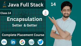 Java Encapsulation Access Modifiers Java Full Stack Development Course Java OOPs lecture 14