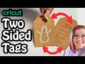 Two Sided Tags - How to make Double Sided Gift Tags
