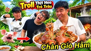 TROLL Trẻ Trâu Thịt Heo Làm Món Chân Giò Hầm Singapore Cười Đau Bụng | TQ97