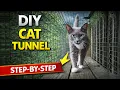 DIY CAT Enclosure How to make Cat Walkways or Cat Tunnels
