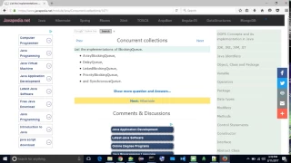 List the implementations of BlockingQueue javapedia net