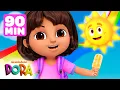 Lagu Dora Having Fun in the Sun For 90 Minutes! | Dora \u0026 Friends