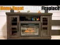 How to Assemble Home Depot Caufield 54 in Electric Fireplace TV Stand