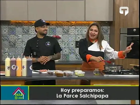 Hoy preparamos La Parce Salchipapa
