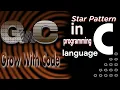 Star Pattern in C Programming Language Type - 3 Hindi