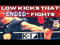 Lagu K-1 | Low Kick KO Compilation (1993-1999)