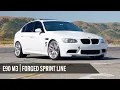 BMW E90 M3 White on EC 7RS VS 5RS YT